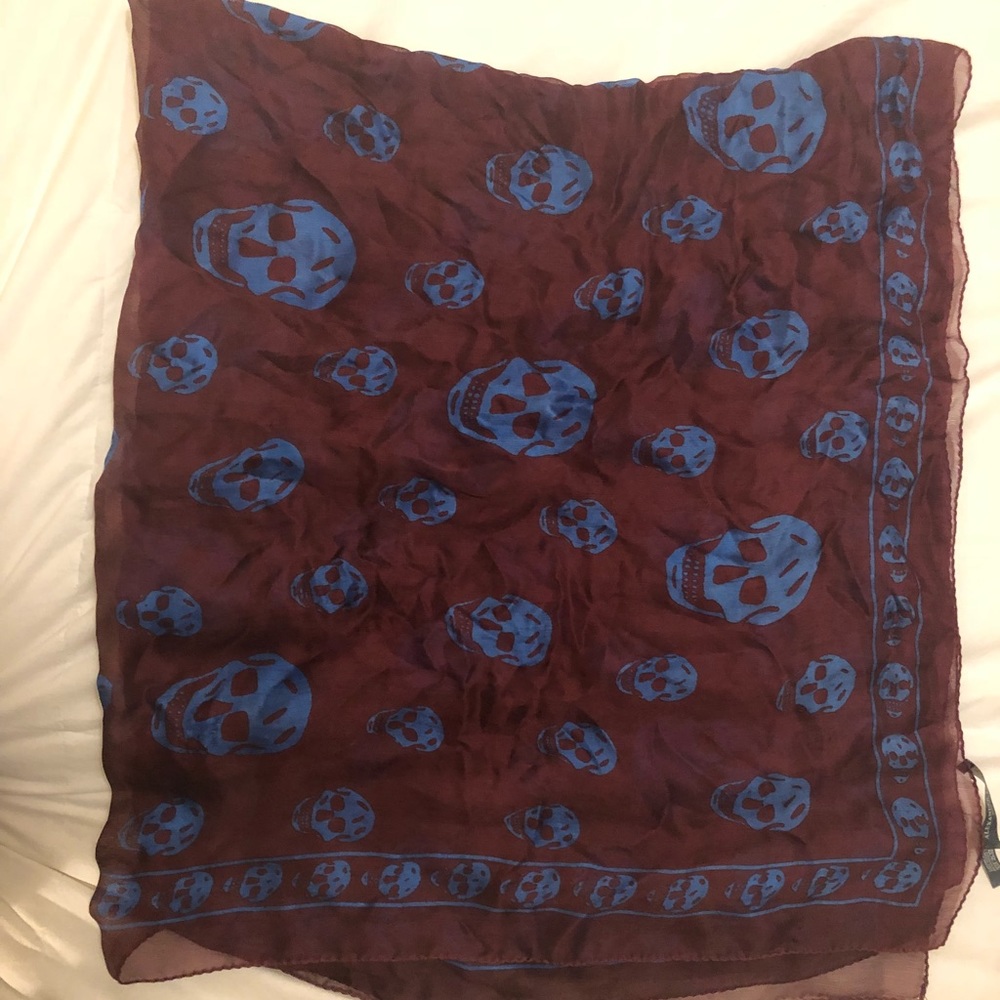 Alexander McQueen Silk Skull Scarf